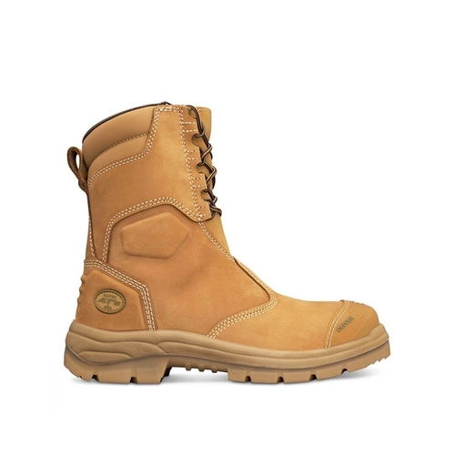 WORKWEAR, SAFETY & CORPORATE CLOTHING SPECIALISTS - AT 55 - 200mm Zip Side Lace Up Boot - 55385