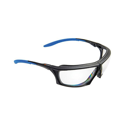WORKWEAR, SAFETY & CORPORATE CLOTHING SPECIALISTS SAFETY GLASSES PROTEUS 2 CLEAR LENS DUST GUARD, RATCHET ARMS