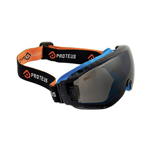WORKWEAR, SAFETY & CORPORATE CLOTHING SPECIALISTS SAFETY GOGGLE PROTEUS SMOKE LENS LOW PROFILE GOGGLE