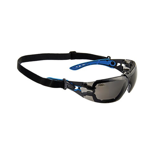 WORKWEAR, SAFETY & CORPORATE CLOTHING SPECIALISTS SAFETY GLASSES PROTEUS 5 SMOKE LENS SPEC AND GASKET COMBO