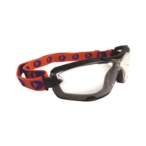 WORKWEAR, SAFETY & CORPORATE CLOTHING SPECIALISTS - SAFETY GLASSES AMBUSH FOAM BOUND CLEAR LENS ANTI FOG ANTI SCRATCH