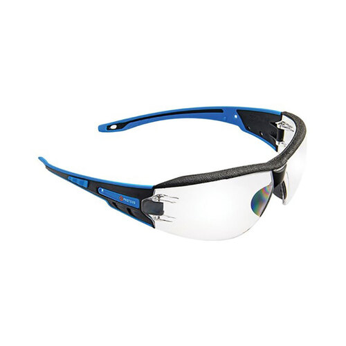 WORKWEAR, SAFETY & CORPORATE CLOTHING SPECIALISTS SAFETY GLASSES PROTEUS 1 CLEAR LENS INTEGRATED BROW DUST GUARD