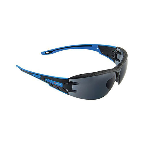 WORKWEAR, SAFETY & CORPORATE CLOTHING SPECIALISTS SAFETY GLASSES PROTEUS 1 SMOKE LENS INTEGRATED BROW DUST GUARD