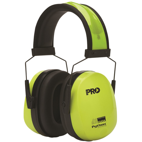 WORKWEAR, SAFETY & CORPORATE CLOTHING SPECIALISTS PYTHON Earmuffs. HI VIS. Slim-fit