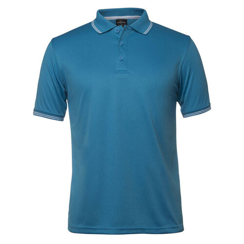 WORKWEAR, SAFETY & CORPORATE CLOTHING SPECIALISTS - Jacquard Contrast Polo