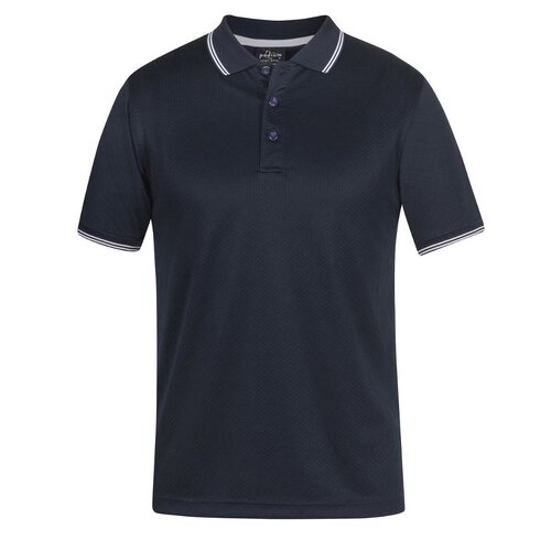 WORKWEAR, SAFETY & CORPORATE CLOTHING SPECIALISTS Jacquard Contrast Polo