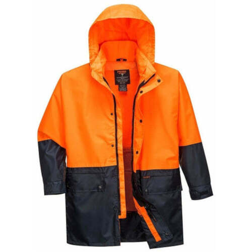 WORKWEAR, SAFETY & CORPORATE CLOTHING SPECIALISTS - Kimberley Lightweight Hi-Vis Rain Jacket (Old HV206)