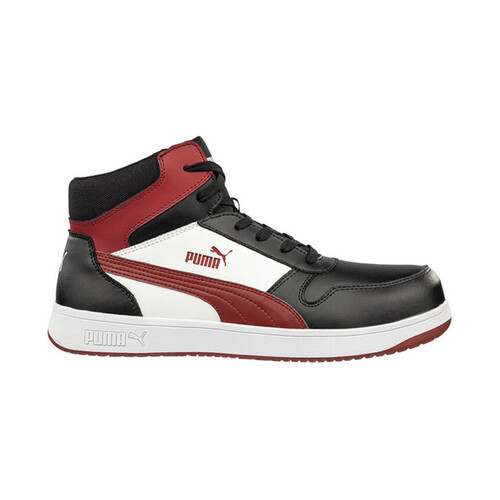 WORKWEAR, SAFETY & CORPORATE CLOTHING SPECIALISTS - FRONTCOURT MID BOOT - BLACK/RED