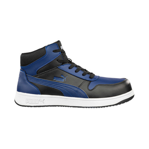 WORKWEAR, SAFETY & CORPORATE CLOTHING SPECIALISTS - FRONTCOURT MID SHOE - BLUE / BLACK