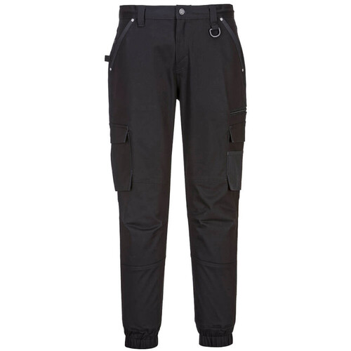 WORKWEAR, SAFETY & CORPORATE CLOTHING SPECIALISTS - Cuffed Slim Fit Stretch Work Pants