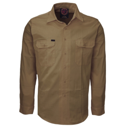 WORKWEAR, SAFETY & CORPORATE CLOTHING SPECIALISTS - Open Front Vented Shirt L/S