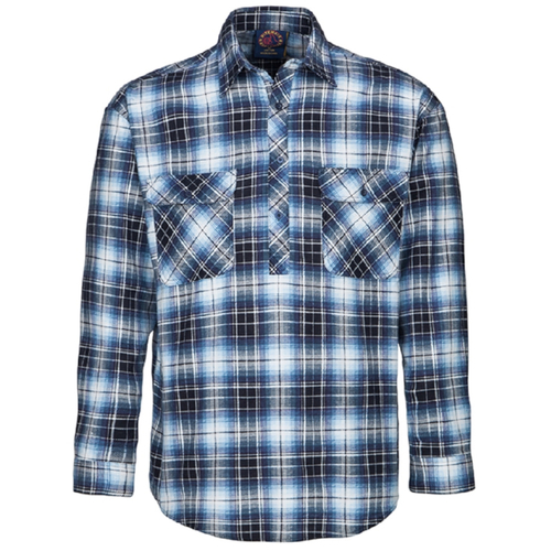 WORKWEAR, SAFETY & CORPORATE CLOTHING SPECIALISTS Closed Front Flannelette Shirt