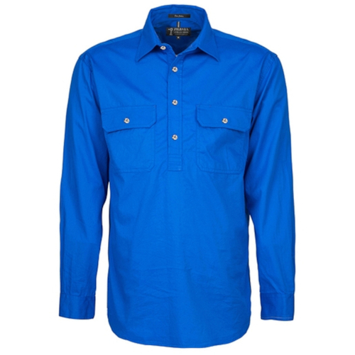 WORKWEAR, SAFETY & CORPORATE CLOTHING SPECIALISTS Men's Pilbara Shirt - Closed Front Light Weight
