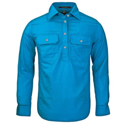 WORKWEAR, SAFETY & CORPORATE CLOTHING SPECIALISTS - Women's Pilbara Shirt - Closed Front Light Weight