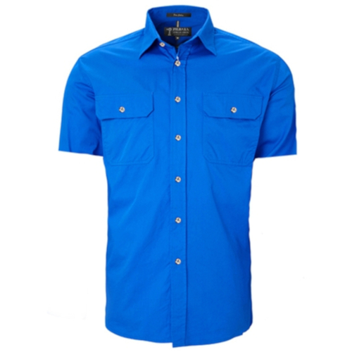 WORKWEAR, SAFETY & CORPORATE CLOTHING SPECIALISTS - Open Front Men's Pilbara Shirt