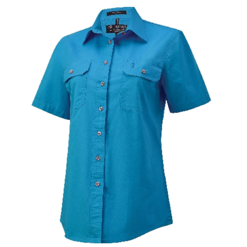 WORKWEAR, SAFETY & CORPORATE CLOTHING SPECIALISTS - Women's Pilbara Open Front S/S Shirt