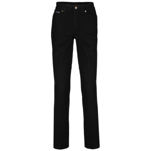 WORKWEAR, SAFETY & CORPORATE CLOTHING SPECIALISTS - Ladies Cotton Stretch Jean Mid Rise - Straight Leg - Classic Fit