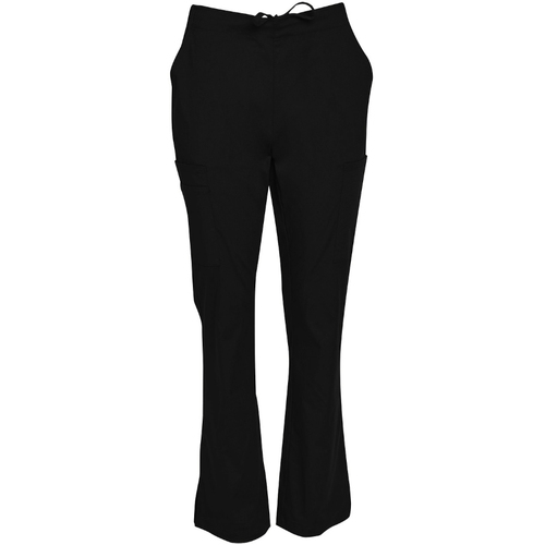 WORKWEAR, SAFETY & CORPORATE CLOTHING SPECIALISTS - Ladies Semi-Elastic Waist Tie Solid Colour Scrub Pants