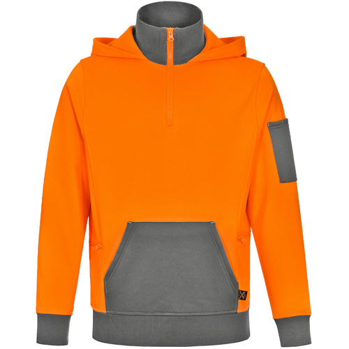 WORKWEAR, SAFETY & CORPORATE CLOTHING SPECIALISTS - Hi-Vis Premium Fleece Two Tone Hoodie