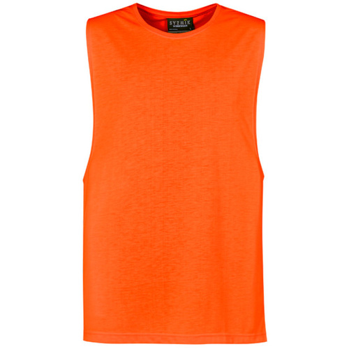 WORKWEAR, SAFETY & CORPORATE CLOTHING SPECIALISTS Mens His Vis Sleeveless Tee