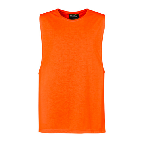 WORKWEAR, SAFETY & CORPORATE CLOTHING SPECIALISTS Mens His Vis Sleeveless Tee