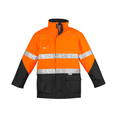 WORKWEAR, SAFETY & CORPORATE CLOTHING SPECIALISTS - Mens Hi Vis Storm Jacket