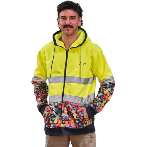 WORKWEAR, SAFETY & CORPORATE CLOTHING SPECIALISTS Swoopy Bois Yellow Hi Vis Hoodie