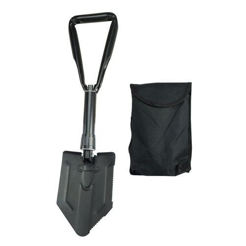 WORKWEAR, SAFETY & CORPORATE CLOTHING SPECIALISTS Folding Camping Shovel with Storage Pouch