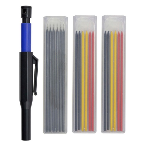 WORKWEAR, SAFETY & CORPORATE CLOTHING SPECIALISTS 19 Piece Carpenters Long Reach Pencil Set