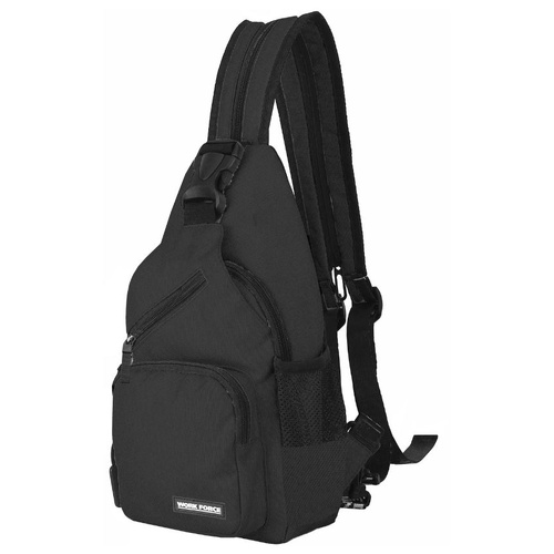 WORKWEAR, SAFETY & CORPORATE CLOTHING SPECIALISTS Black Mini Back & Shoulder Bag