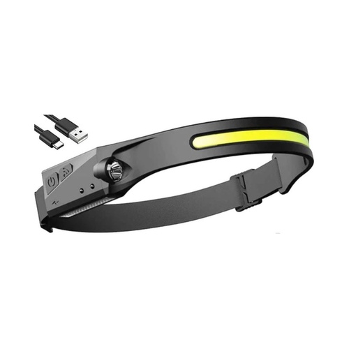WORKWEAR, SAFETY & CORPORATE CLOTHING SPECIALISTS Rechargable Hand Wave Headlamp