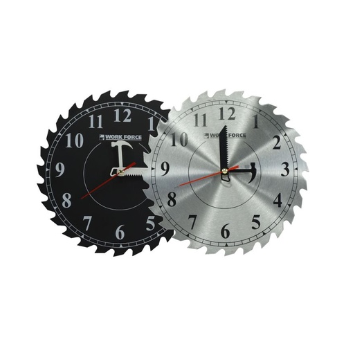 WORKWEAR, SAFETY & CORPORATE CLOTHING SPECIALISTS Saw Blade Wall Clock