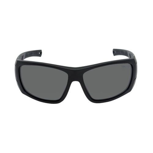 WORKWEAR, SAFETY & CORPORATE CLOTHING SPECIALISTS MISSILE RSP3644 MBL.SM - Matt Black Frame, Smoke Polarized Lens - Safety Sunglass