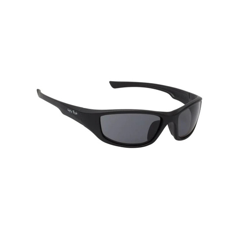 WORKWEAR, SAFETY & CORPORATE CLOTHING SPECIALISTS SLINGSHOT - Matt Black Frame, Smoke Lens - Safety Sunglass