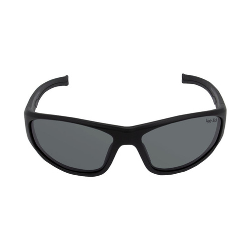 WORKWEAR, SAFETY & CORPORATE CLOTHING SPECIALISTS TORPEDO RSP2044 MBL.SM - Matt Black Frame, Smoke Polarized Lens - Safety Sunglass