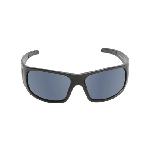 WORKWEAR, SAFETY & CORPORATE CLOTHING SPECIALISTS TRADIE - Matt Black Frame, Smoke Lens - Safety Sunglass