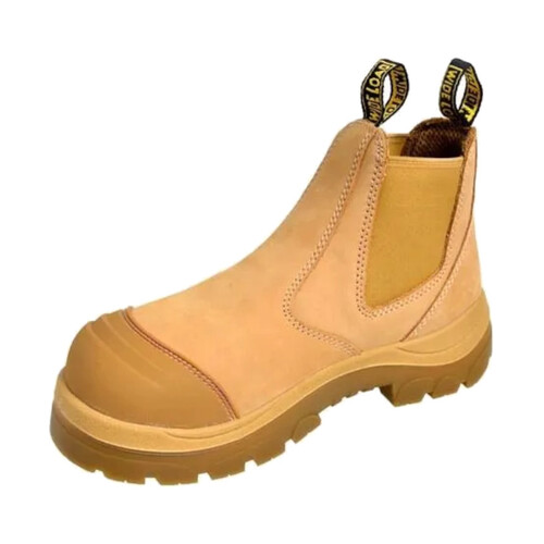 WORKWEAR, SAFETY & CORPORATE CLOTHING SPECIALISTS - WHEAT NUBUCK SAFETY STEEL CAP - PULL ON