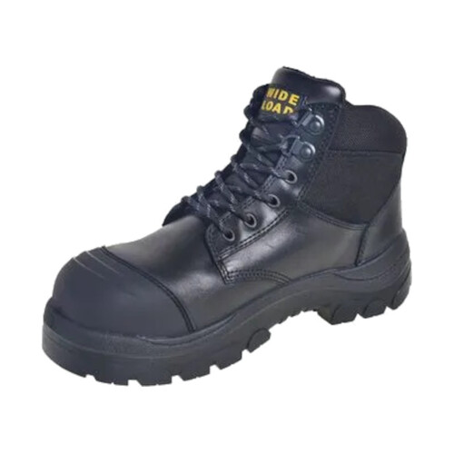 WORKWEAR, SAFETY & CORPORATE CLOTHING SPECIALISTS BLACK OIL KIP 6 INCH SAFETY STEEL CAP - LACE UP