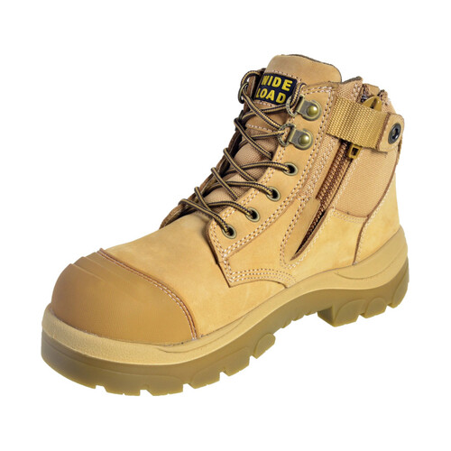 WORKWEAR, SAFETY & CORPORATE CLOTHING SPECIALISTS - WHEAT NUBUCK 6 INCH SOFT TOE - ZIP