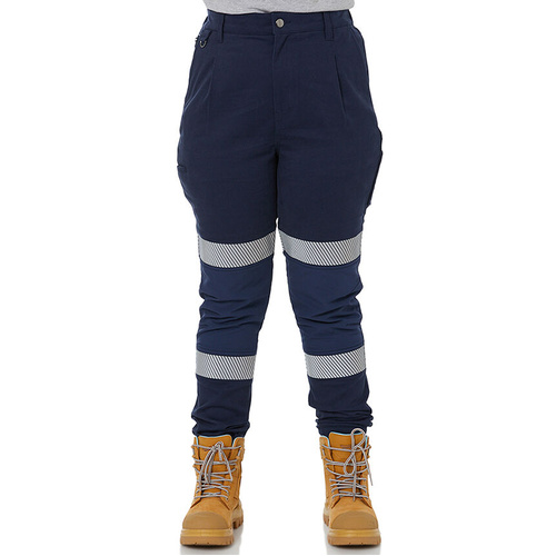 WORKWEAR, SAFETY & CORPORATE CLOTHING SPECIALISTS The Workz Pant - High Waisted Reflective Tape