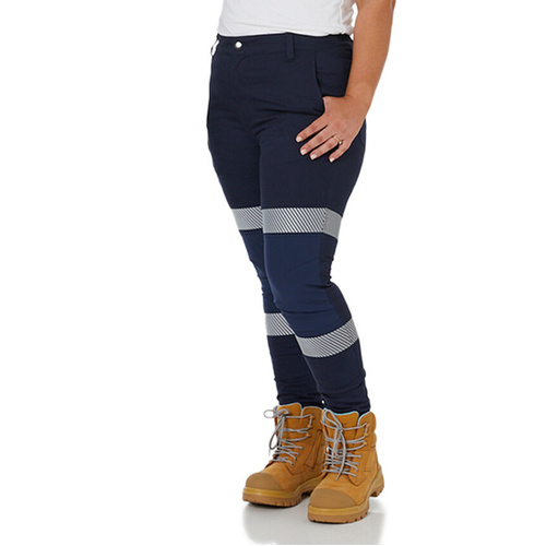 WORKWEAR, SAFETY & CORPORATE CLOTHING SPECIALISTS The Middy Pant - Mid Rise Reflective Tape